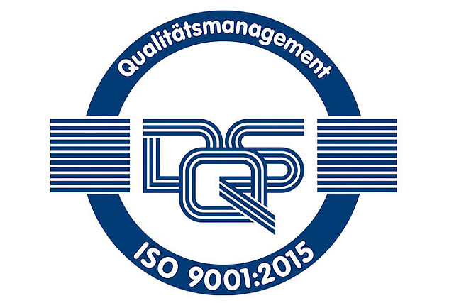 das ist das Zertifikatssiegel für die DIN EN ISO 9001:2015